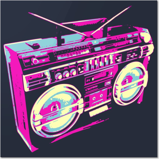 80s Boombox Pop Art - Boombox - Posters and Art Prints